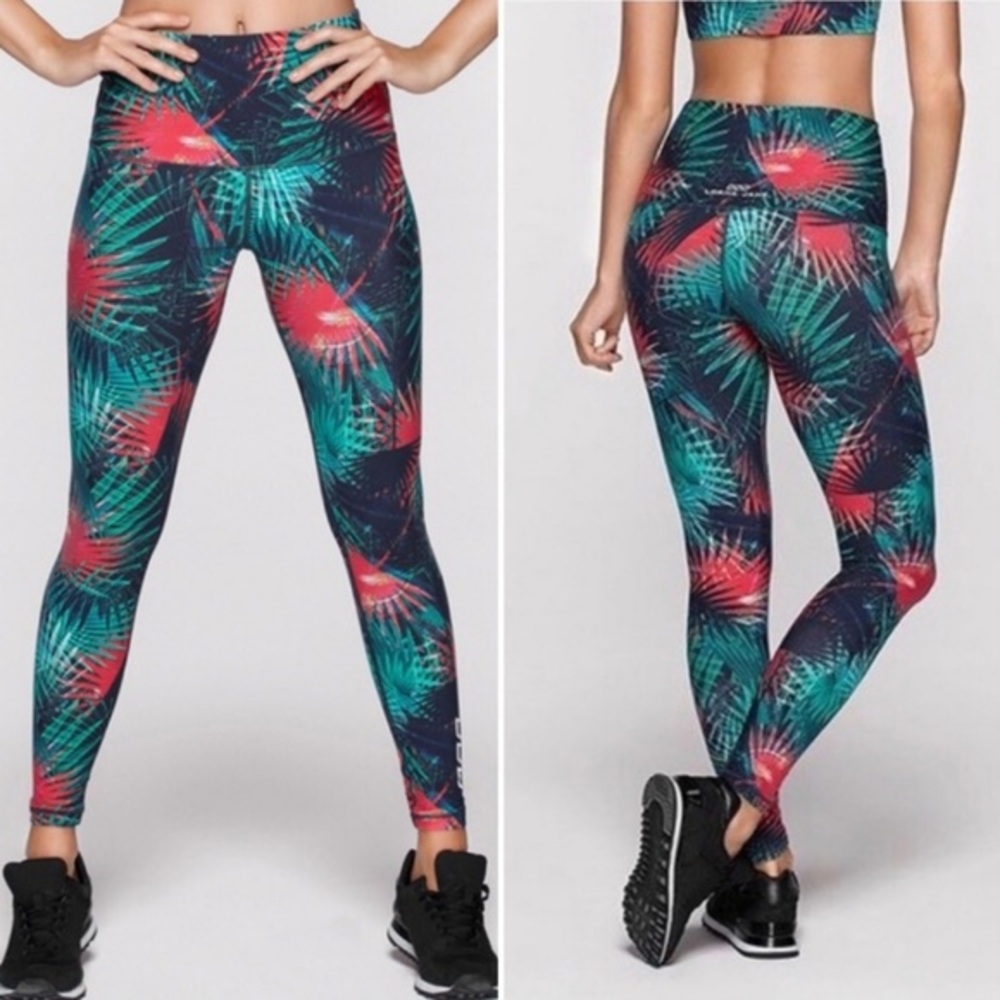 Lorna Jane electric palm leggings - Picture 1 of 6